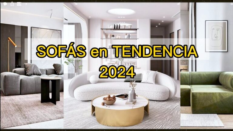 Tendencias de Sofás para Espacios Modernos
